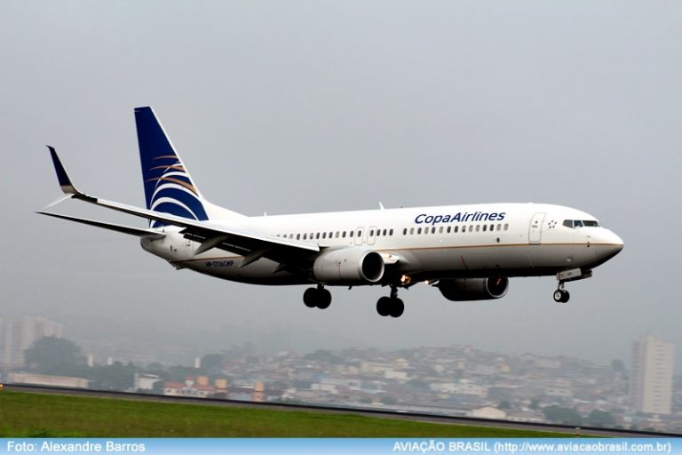 Copa Airlines deixando Fortaleza