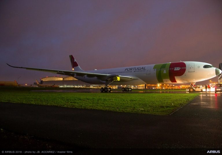 Airbus A330Neo da TAP saiu da linha de pintura