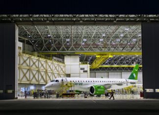 Está quase pronto! Widerøe, Embraer 190-E2!