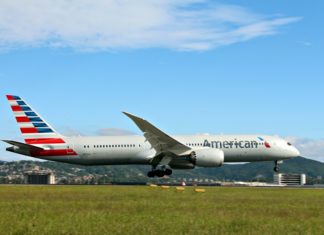 American Airlines com novos Boeing 787