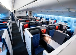 Delta Airlines remodela o interior de seu Boeing 777-200ER