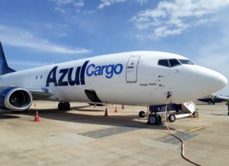 Chegou o Boeing 737 Cargueiro da Azul!