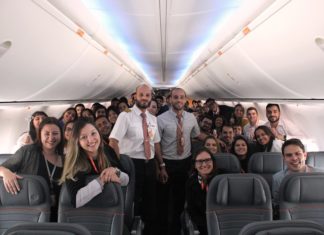 Gol realiza integração de novos estagiários a bordo