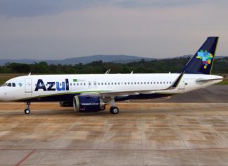 Azul Linhas Aéreas recebe um novo Airbus A320Neo