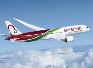 Royal Air Maroc recebe Boeing 787-9 que voará para São paulo