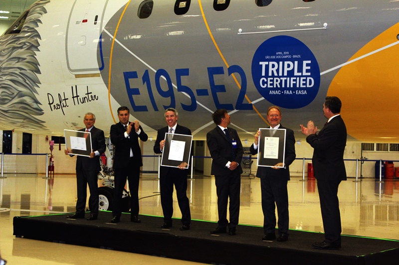 Embraer E195-E2 recebe certificações da ANAC, FAA e EASA 1 Embraer E195-E2 recebe certificações da ANAC, FAA e EASA 1