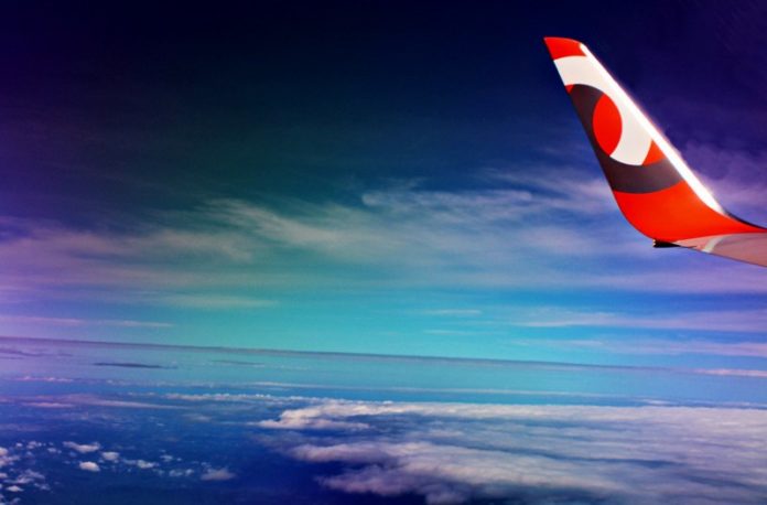 Gol winglets céu azul
