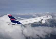 Latam estreia Wi-Fi em voos de longa distância com Boeing 787-9