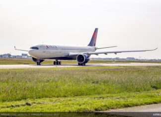 Airbus A330-900Neo da Delta Airlines realiza voo de teste Airbus A330-900neo da Delta
