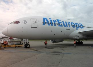 Air Europa opera seu voo mais sustentável do ano