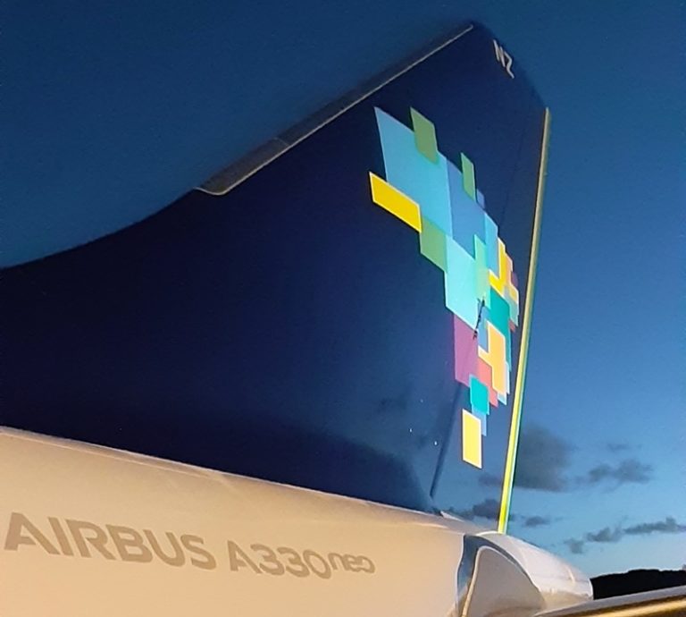 Azul realiza primeiro voo internacional com o Airbus A330neo