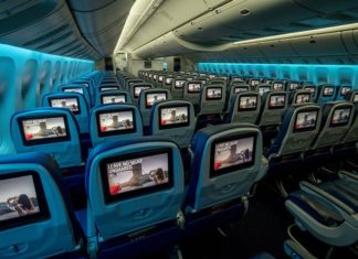 Delta instala telas de entretenimento em número recorde de aeronaves