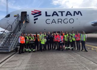 Latam Cargo ligará América do Sul com Copenhague