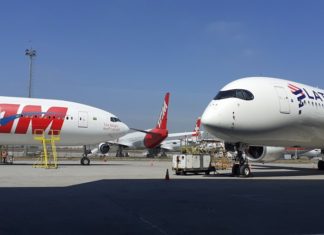 Latam operou 24,9% da sua capacidade global em abril