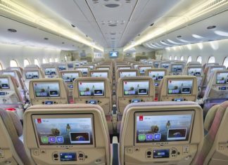 Emirates ganha prêmio de melhor Sistema de Entretenimento no APEX Passenger Choice Awards