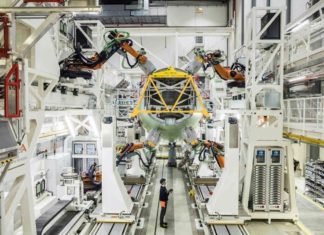 Airbus inaugura em Hamburgo nova linha de montagem da estrutura do A320
