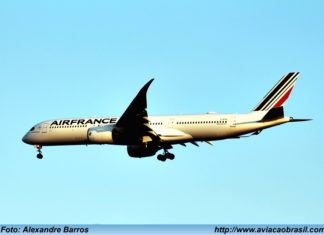 Air France implementa controles de temperatura gradualmente em todos os voos