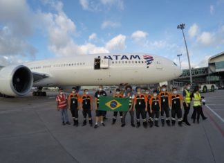 Último voo da Latam na operação do Ministério da Infraestrutura