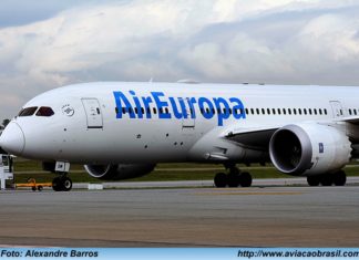 Air Europa confirma segunda frequência semanal em São Paulo