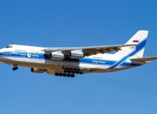 Um Antonov-124 novamente em Viracopos