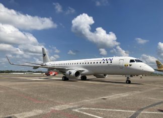 Embraer entrega novos jatos para a Myanmar e Belavia