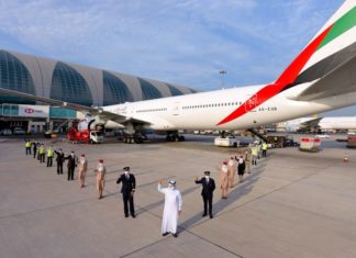 Emirates segue dando exemplos contra a Covid-19