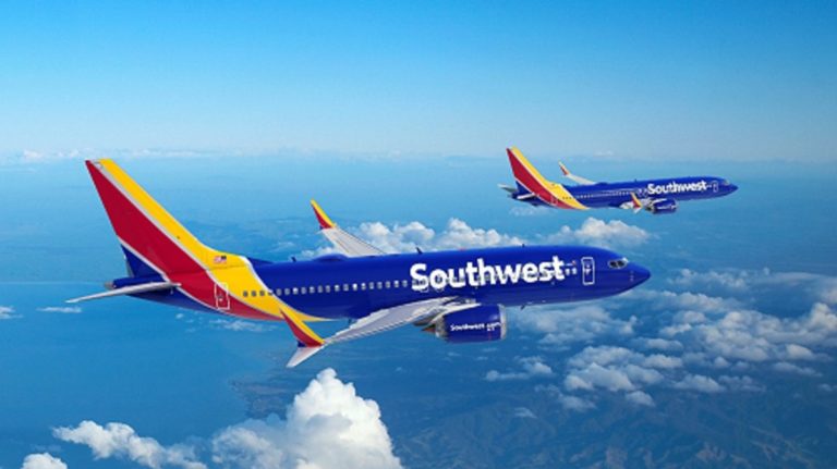 Southwest Airlines encomenda mais 108 Boeing 737-Max