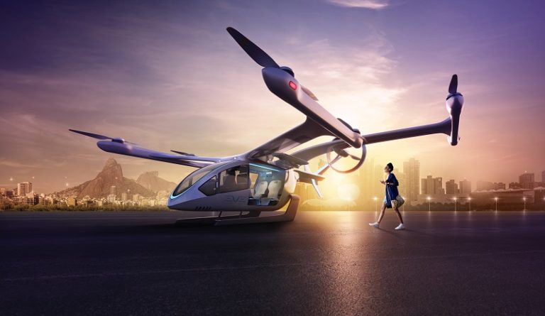 Simulação de mobilidade aérea urbana da Eve no Rio de Janeiro começa em novembro