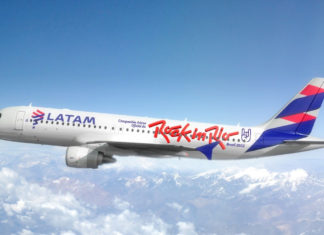 Aos spotters de plantão, vem aí os Airbus A319 Rock in Rio, da Latam