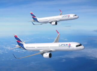 Latam Airlines reforça frota com pedido adicional de 17 Airbus A321neo e endossa A321XLR