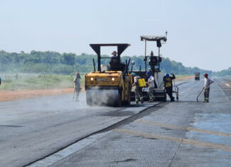 Obra de recuperação do Aeroporto de Itacoatiara avança
