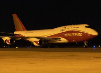 São Luís recebe o pouso do Boeing 747-400 da National Airlines