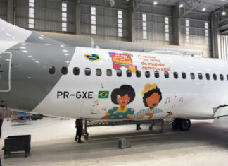Gol decora Boeing 737-800 em homenagem ao “Maior São João do Mundo”