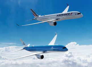 Air France e KLM anunciam compra histórica de 50 Airbus A350