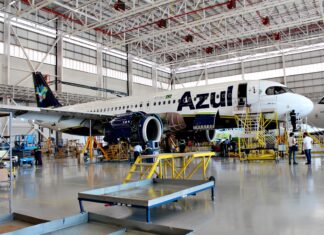 Azul alcança a marca de mais de 15.000 procedimentos de manutenção de rodas e freios