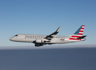 American Airlines compra 4 jatos Embraer E175 para operação da Envoy Air