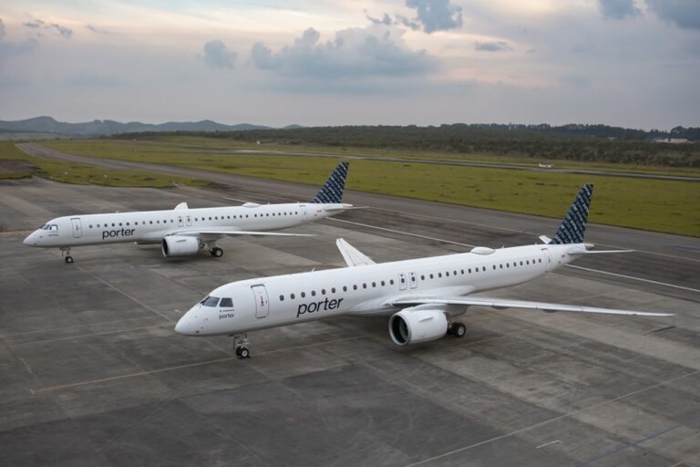 Porter Airlines encomenda 25 jatos E195-E2 da Embraer