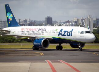 Fraport Brasil sedia cerimônia de entrega da aeronave personalizada do South Summit Brazil