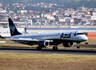 Azul transporta 2,33 milhões de passageiros em fevereiro