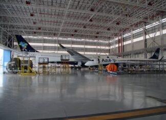 Hangar da Azul em Viracopos celebra seis anos de operações