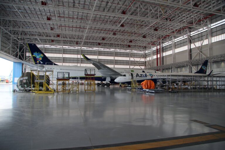 Hangar da Azul em Viracopos celebra seis anos de operações
