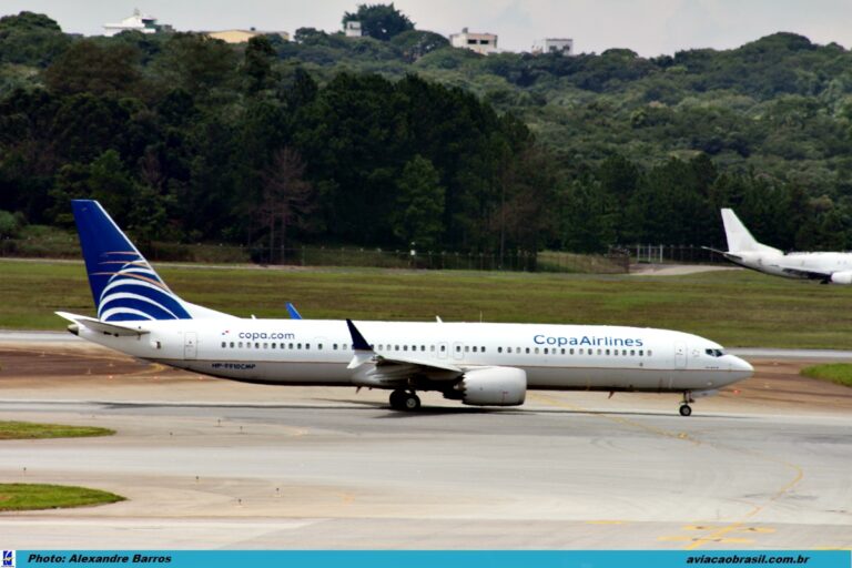 Copa Airlines acelera crescimento no Brasil e registra ocupação superior a 92% em voos para o Panamá