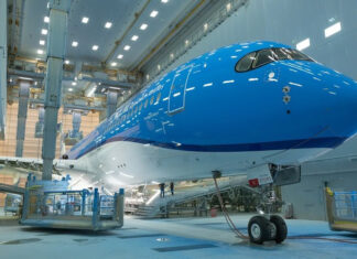 O primeiro Airbus A350 da KLM e sua homenagem a Rembrandt